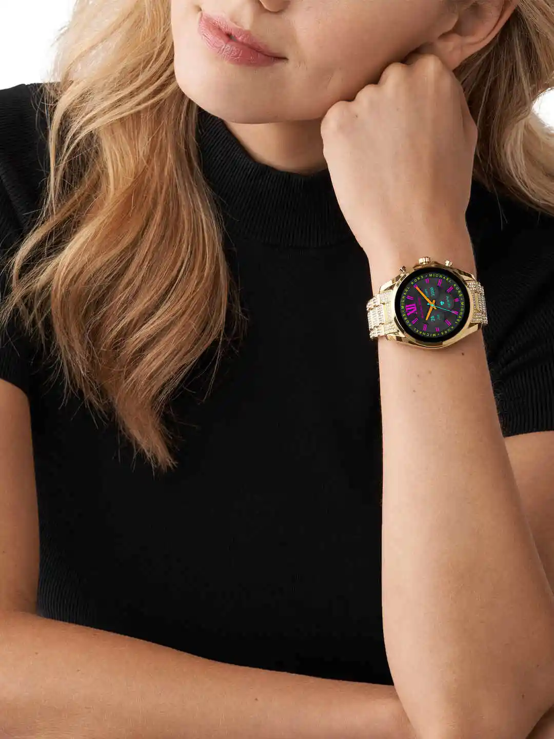 Kors Gen Michael Kors Smart Watches Name Michael Kors Women Gold