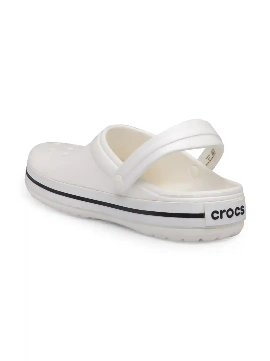 Buy Crocs Crocband Unisex White Solid Clogs Flip Flops for