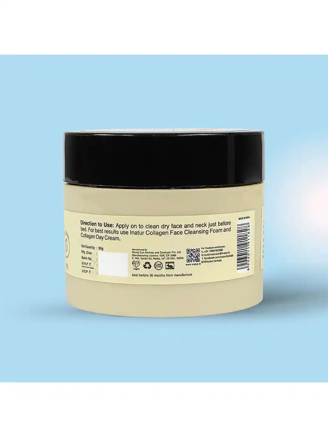 Buy Inatur Collagen Night Cream 50g Night Cream for Unisex