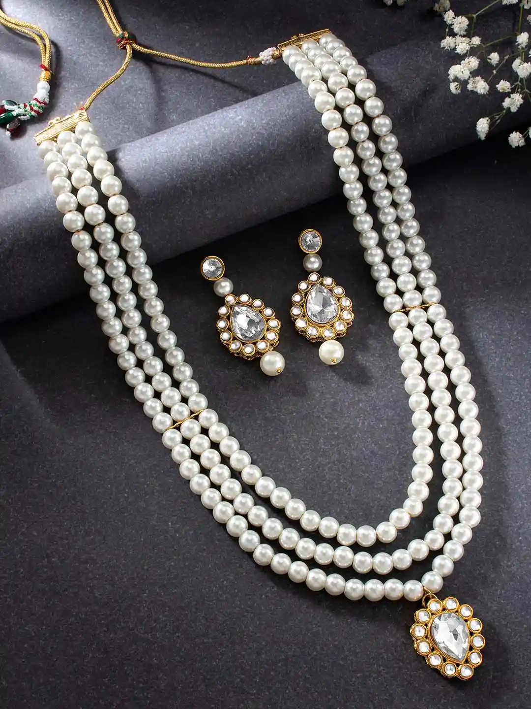 Pearl Necklace Set Myntra Women's Jewelry Anouk Myntra Pearl