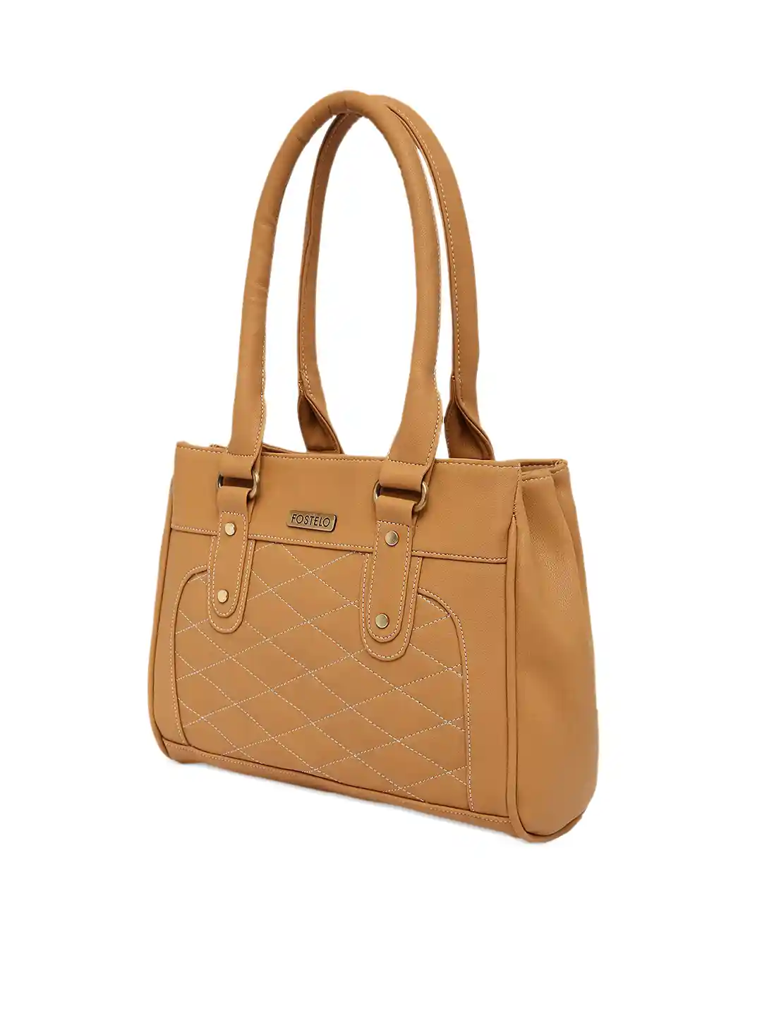 Fostelo Brand Fostelo Bags Amazon Fostelo Beige Textured PU