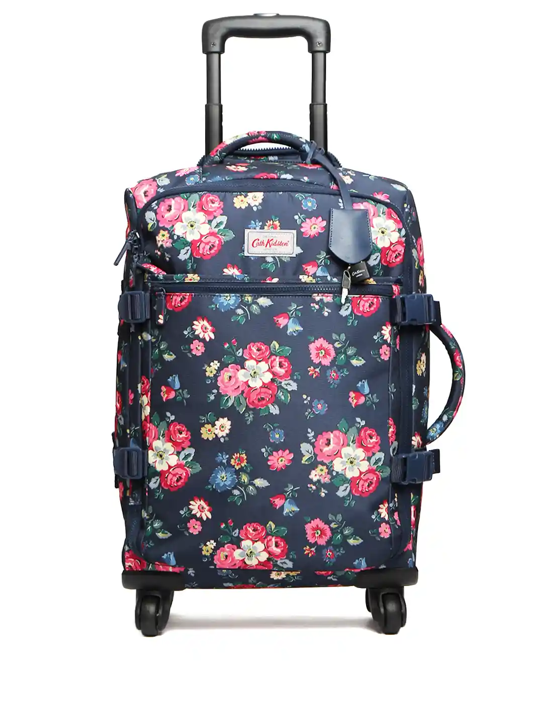 Buy Cath Kidston Women Navy Floral Print Trolley Bag Trolley Bag
