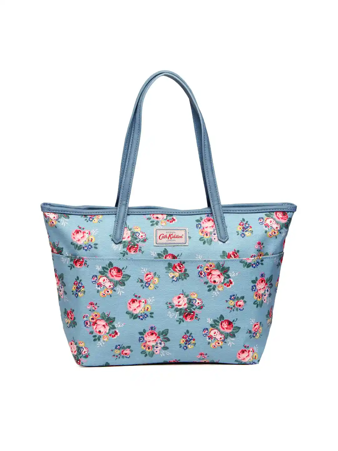 Buy Cath Kidston Light Blue Floral Print Shoulder Bag Handbags