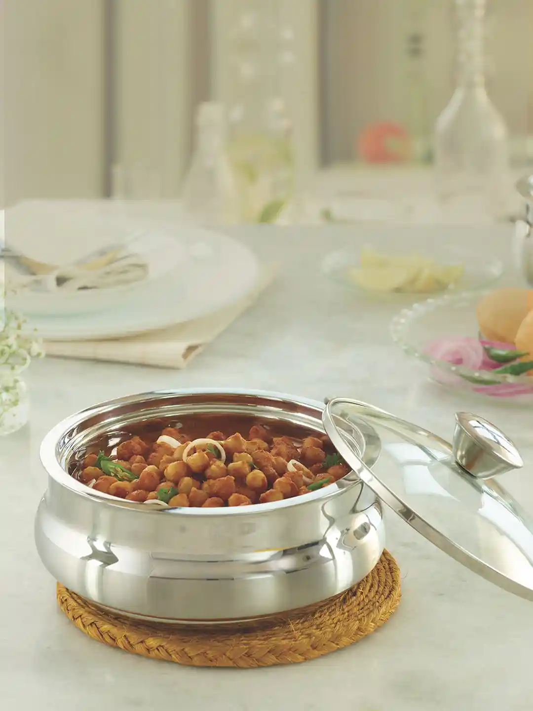 Buy BOROSIL Silver-Toned Stainless Steel Insulated Handi with