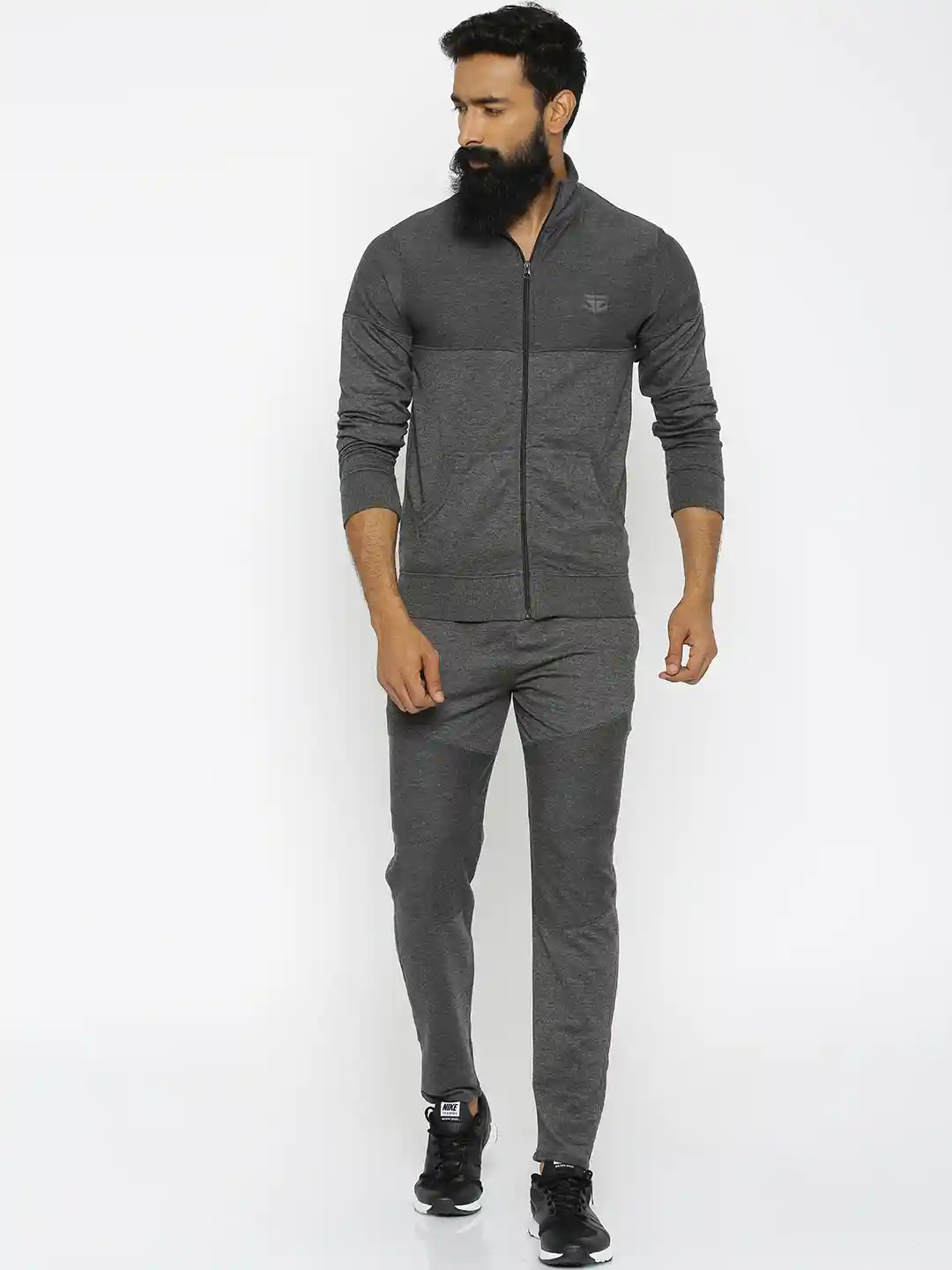 Buy FIFTY TWO Charcoal Grey Tracksuit Tracksuits for Men 1676514