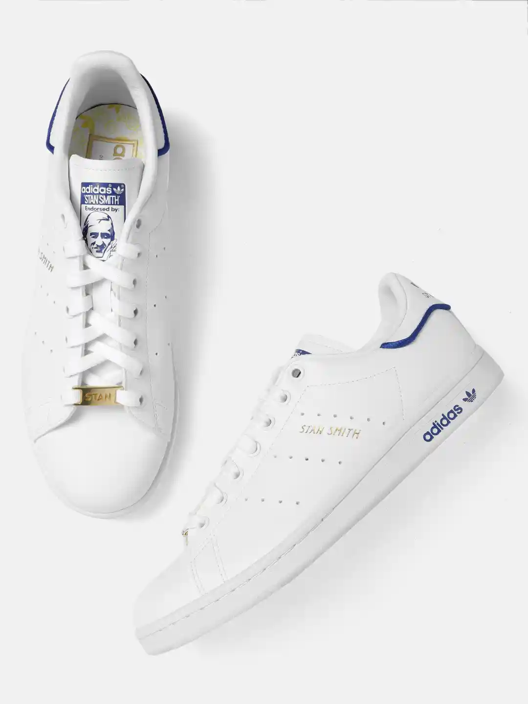 Buy ADIDAS Originals Unisex White Perforated Stan Smith Sneakers
