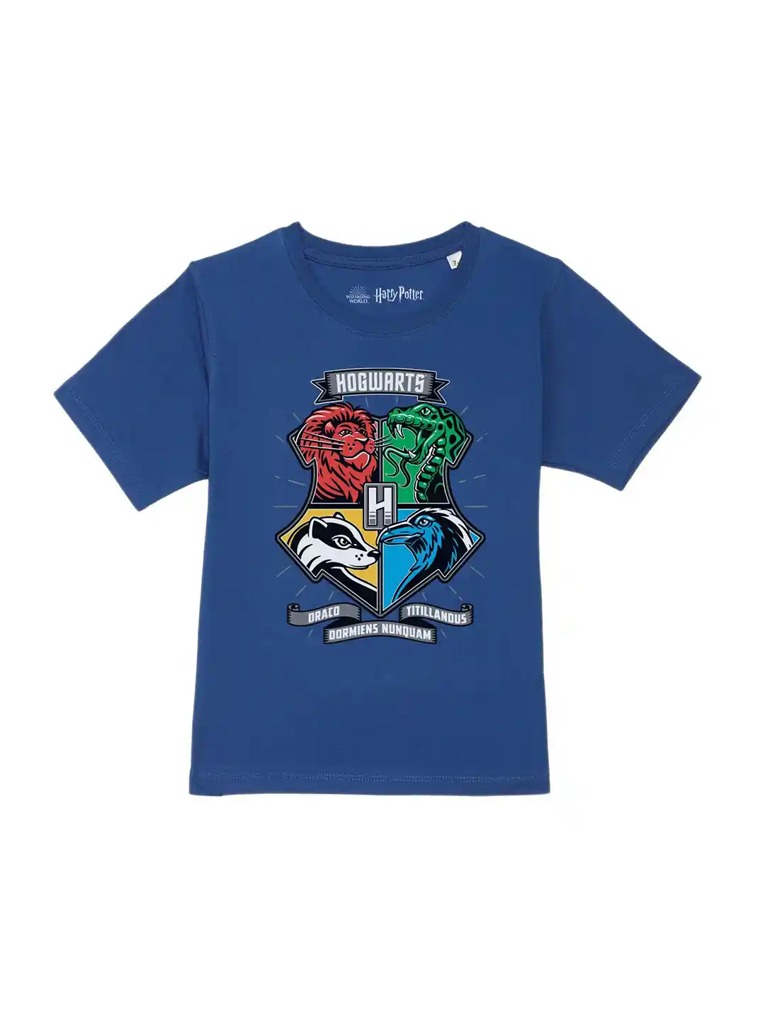 Harry Potter by Wear Your Mind Boys Blue Printed T-shirt