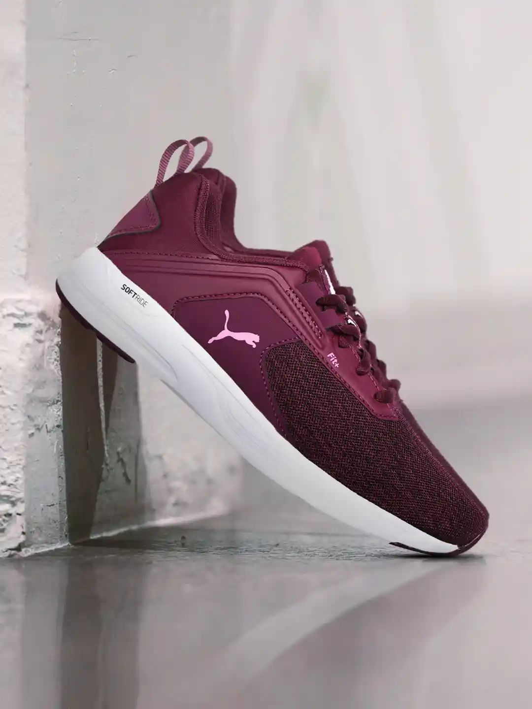Running Shoes Puma Burgundy And Grey Puma Unisex Purple Comet ALT