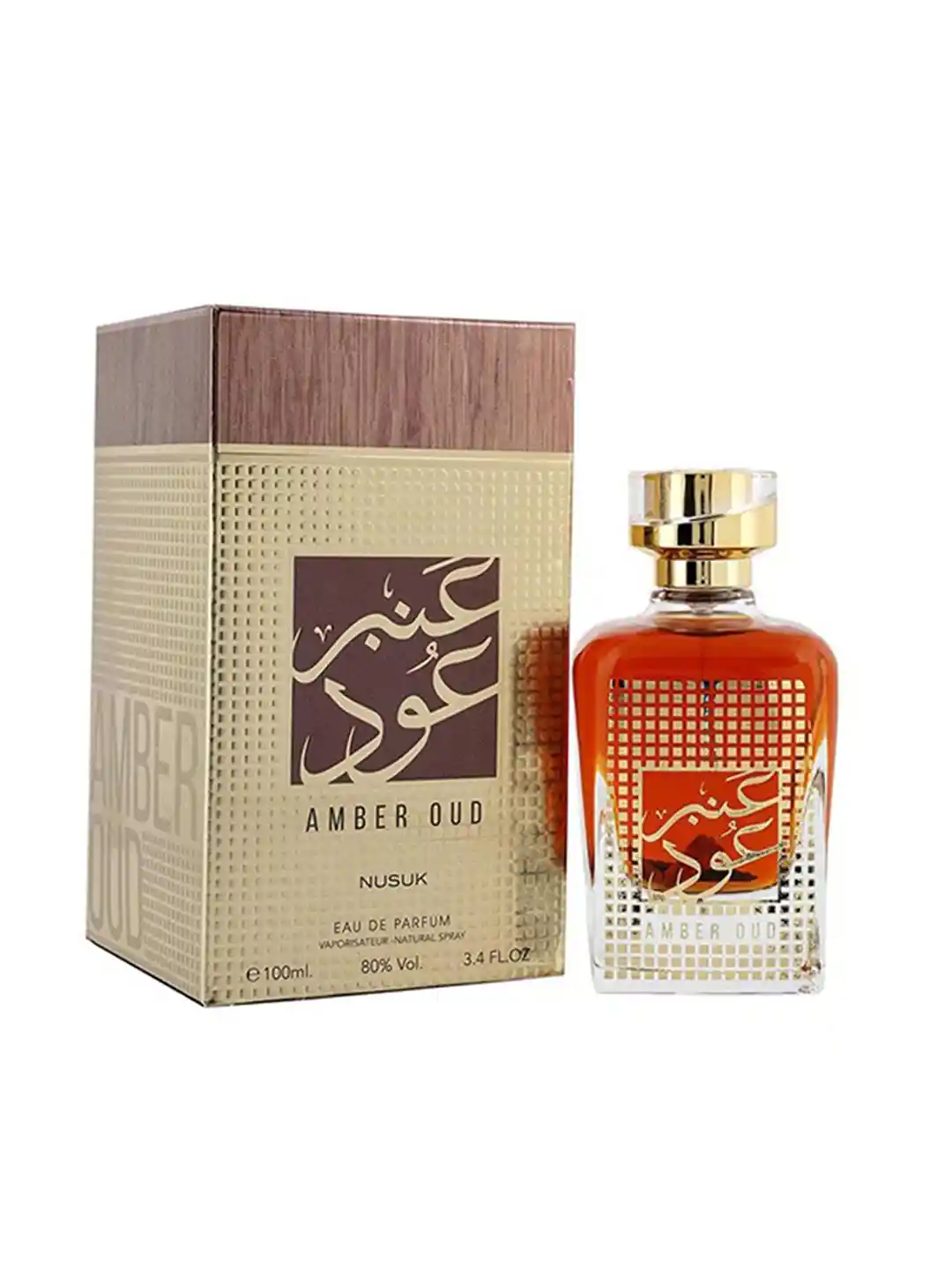 Buy NUSUK Amber Oud Eau De Parfum 100 ml - Perfume for