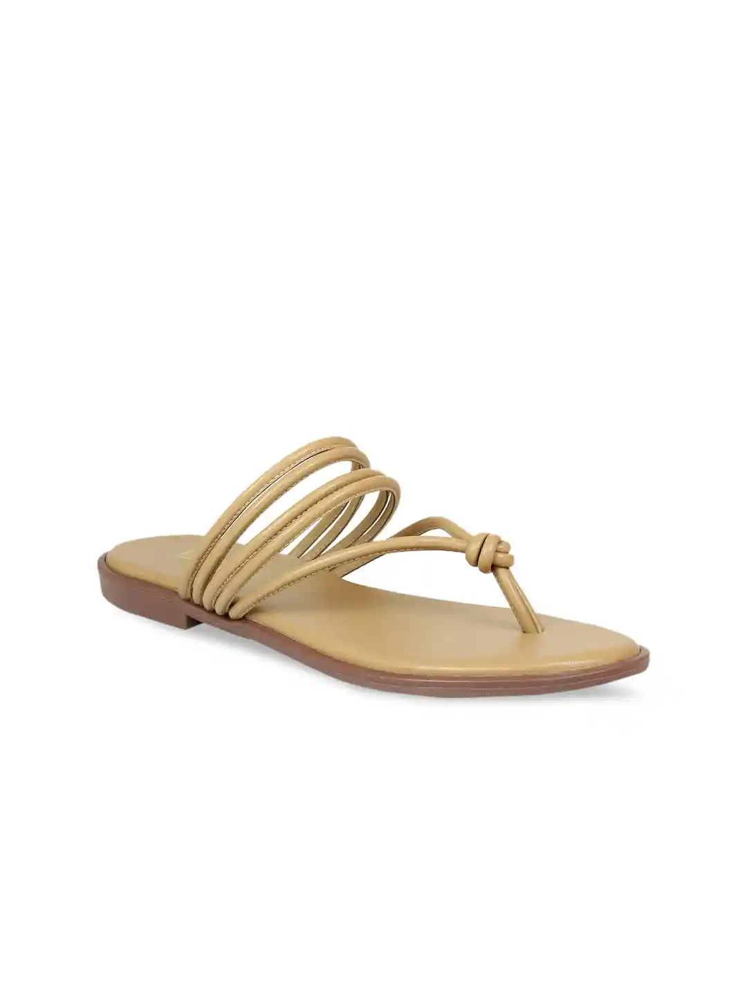 Buy Inc Women Beige T-Strap Flats Flats for Women 16850706