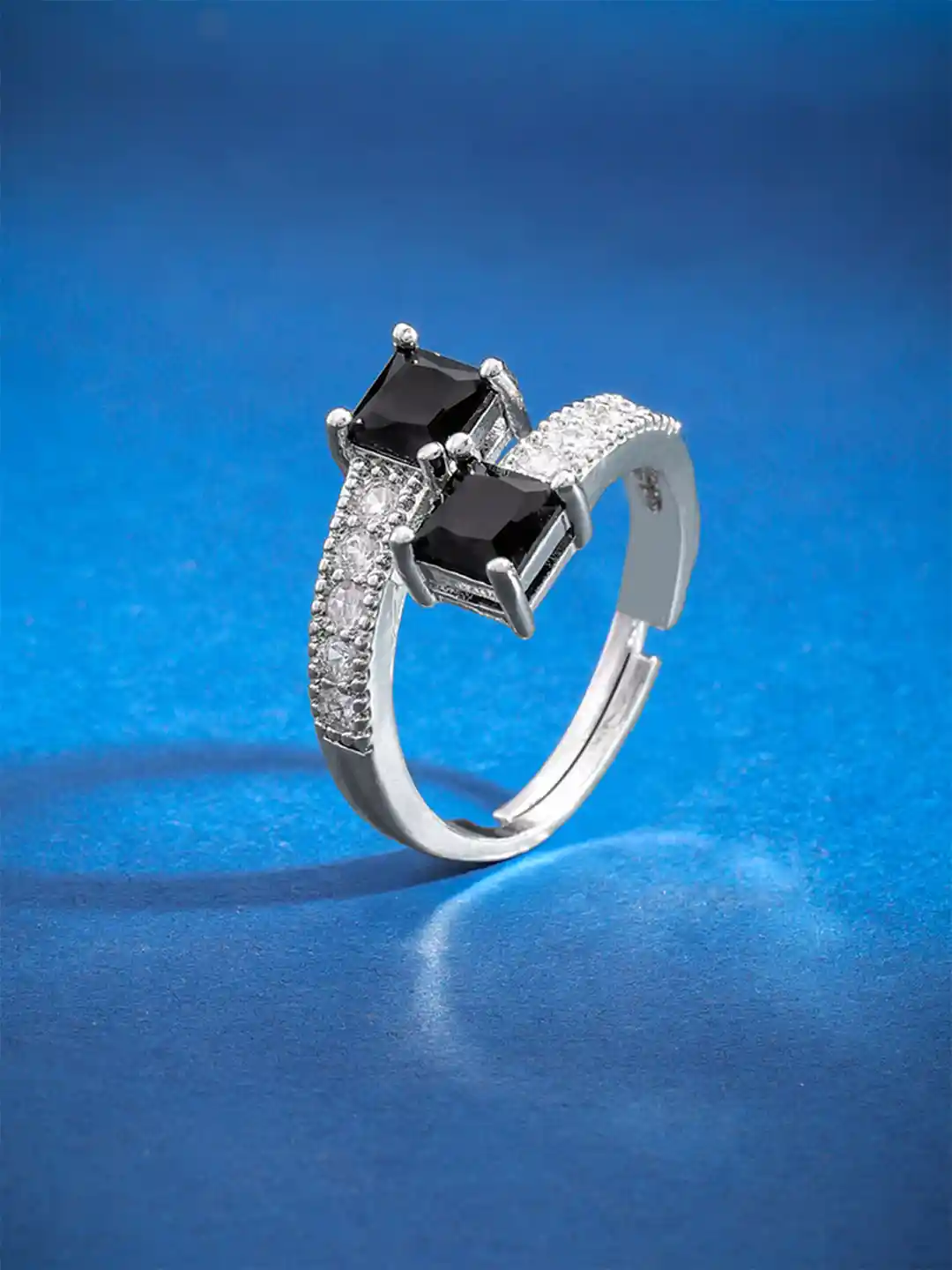 Finger Ring Black And Silver Ring Ladies Buy Yellow Chimes Silver