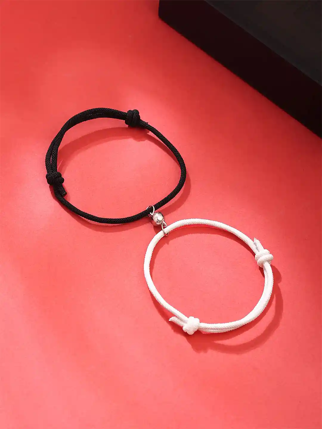 Buy Yellow Chimes Pcs Unisex Adjustable White Black Couple - Main Image