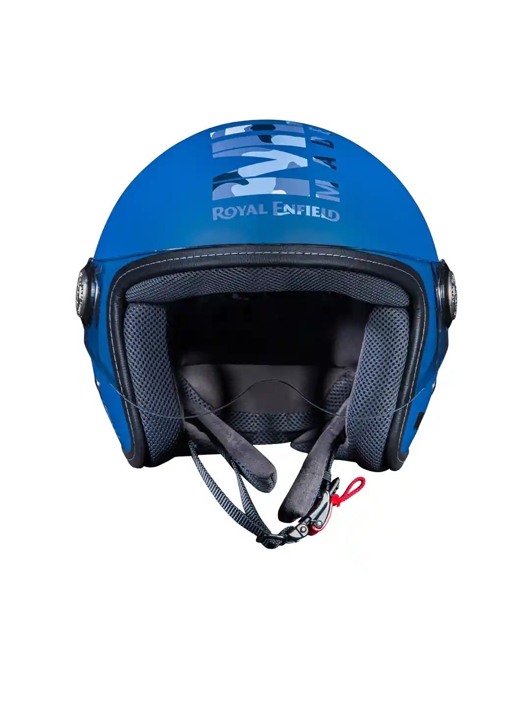 Buy Royal Enfield Unisex Blue Open Face MLG Helmet Helmet for