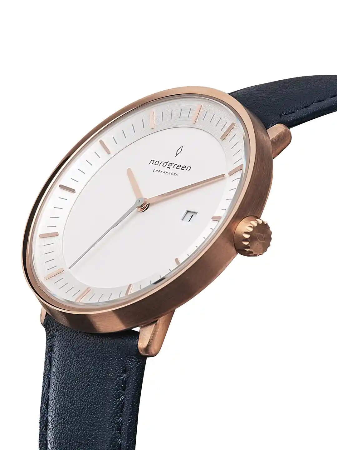 Nordgreen Unisex White Dial Blue Stainless Steel Straps Analogue Watch  PH40RGLENAXX