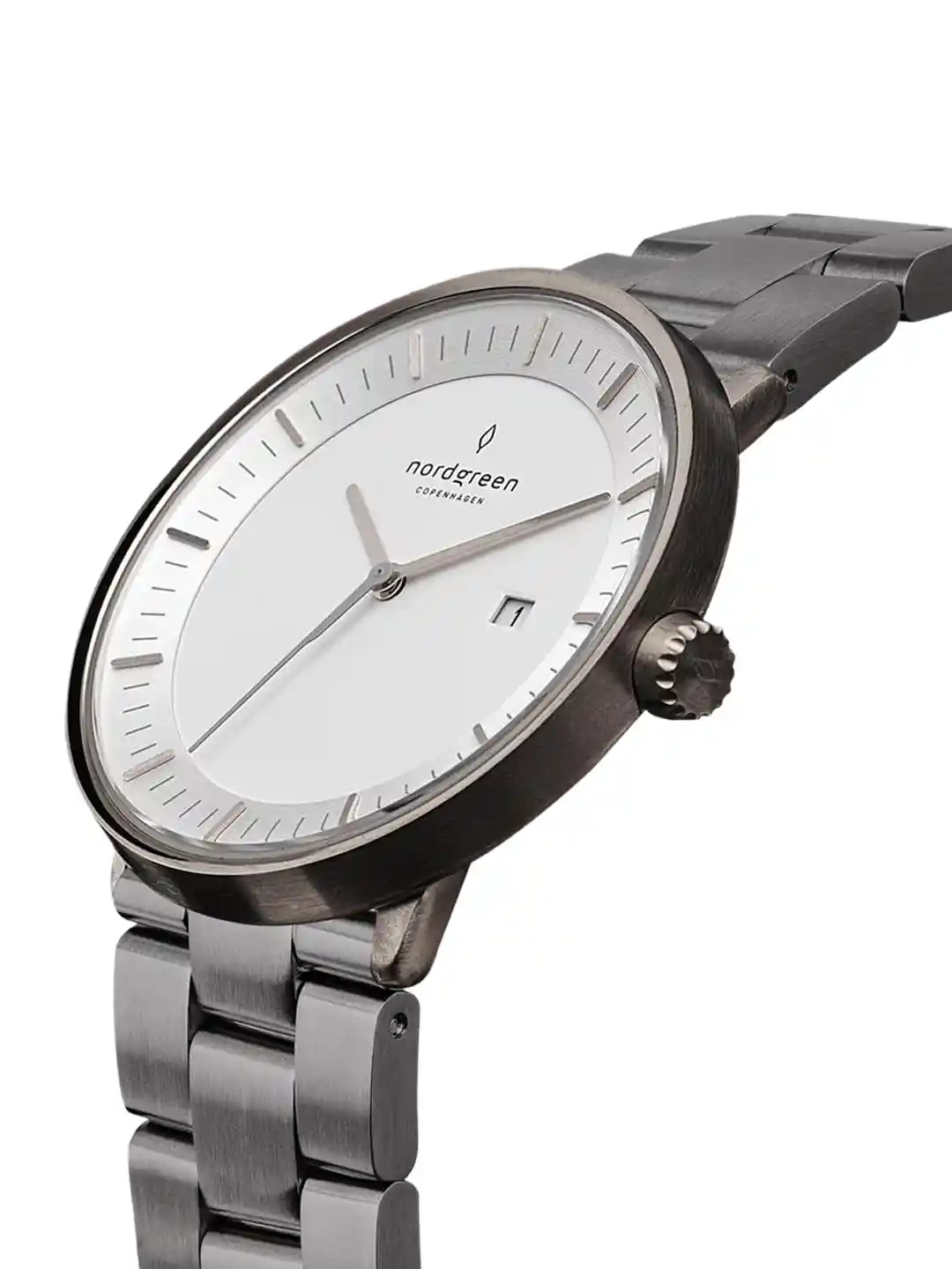 Leather Nordgreen Automatik Nordgreen Native Silver 32mm Sunray