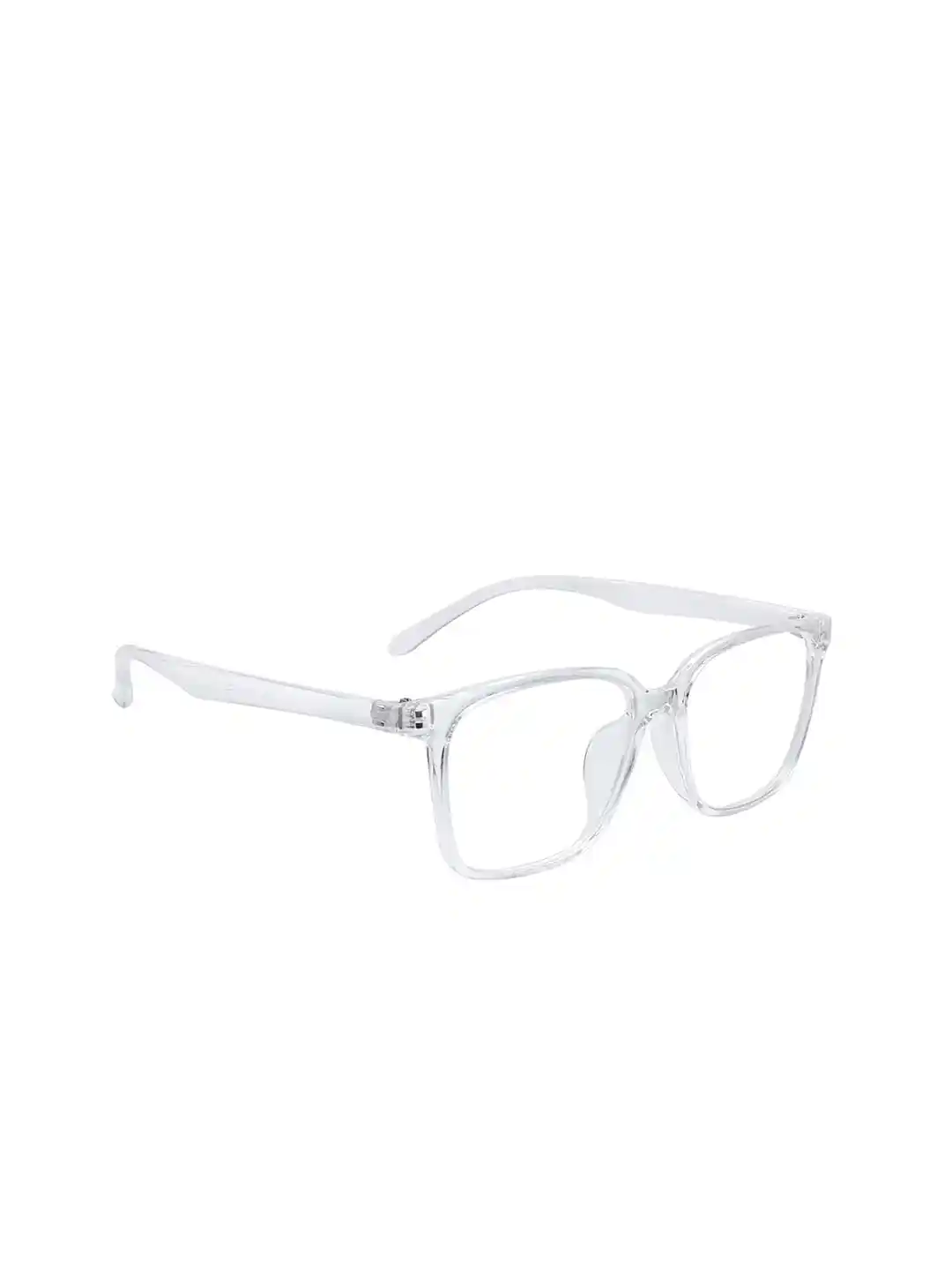 Peter Jones Eyewear Unisex Transparent Anti Glare Computer Glasses Square  Frames 2369W