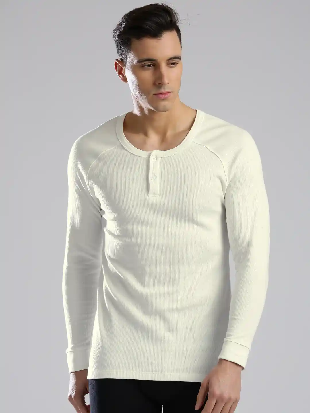 Long Sleeve Levis Winter T Shirt Levis Men Off-White Thermal