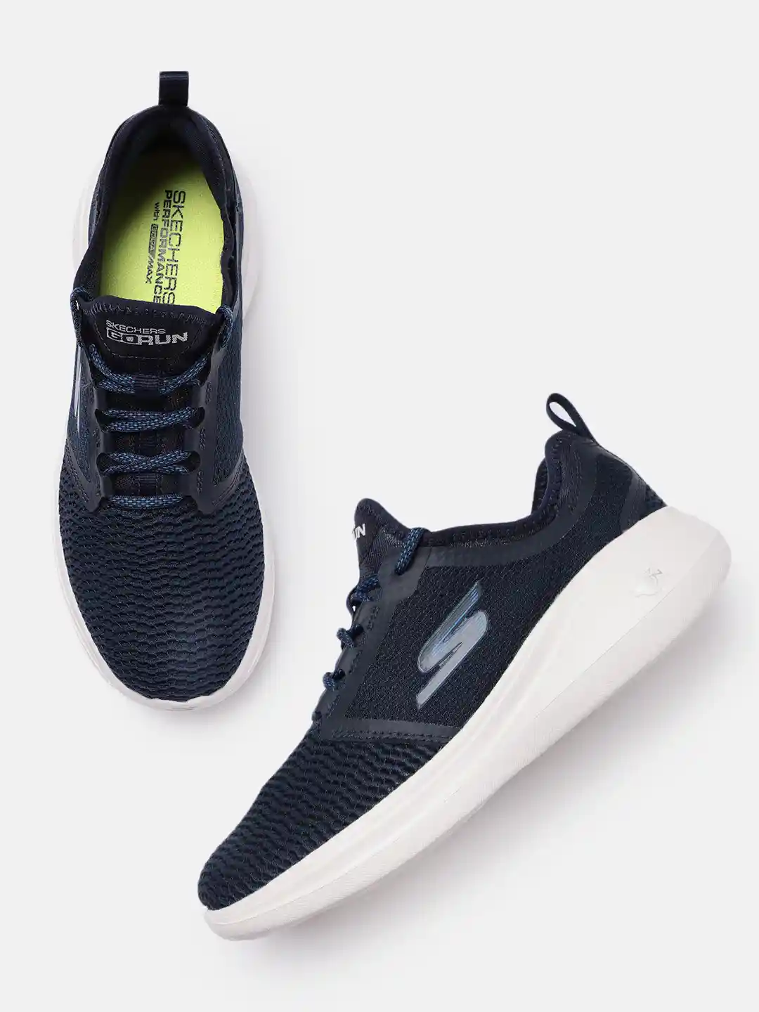 Skechers Women Navy Blue GO FAST Goga Max Running Shoes