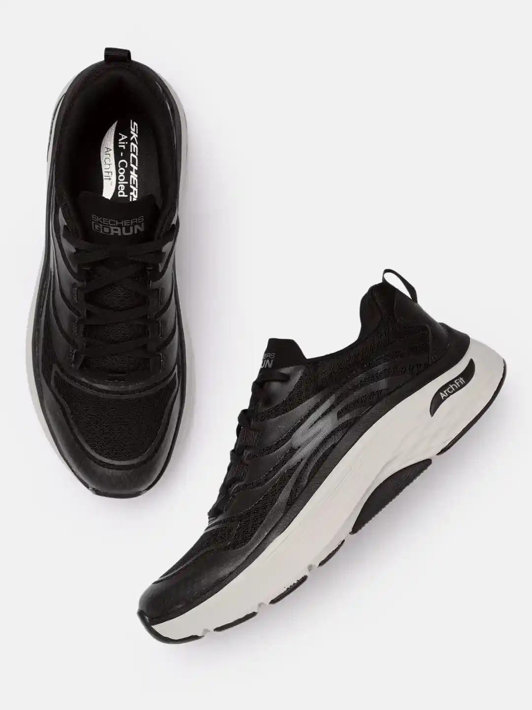 Buy Skechers Men Black MAX CUSHIONING ARCH FIT ENIGMA Running