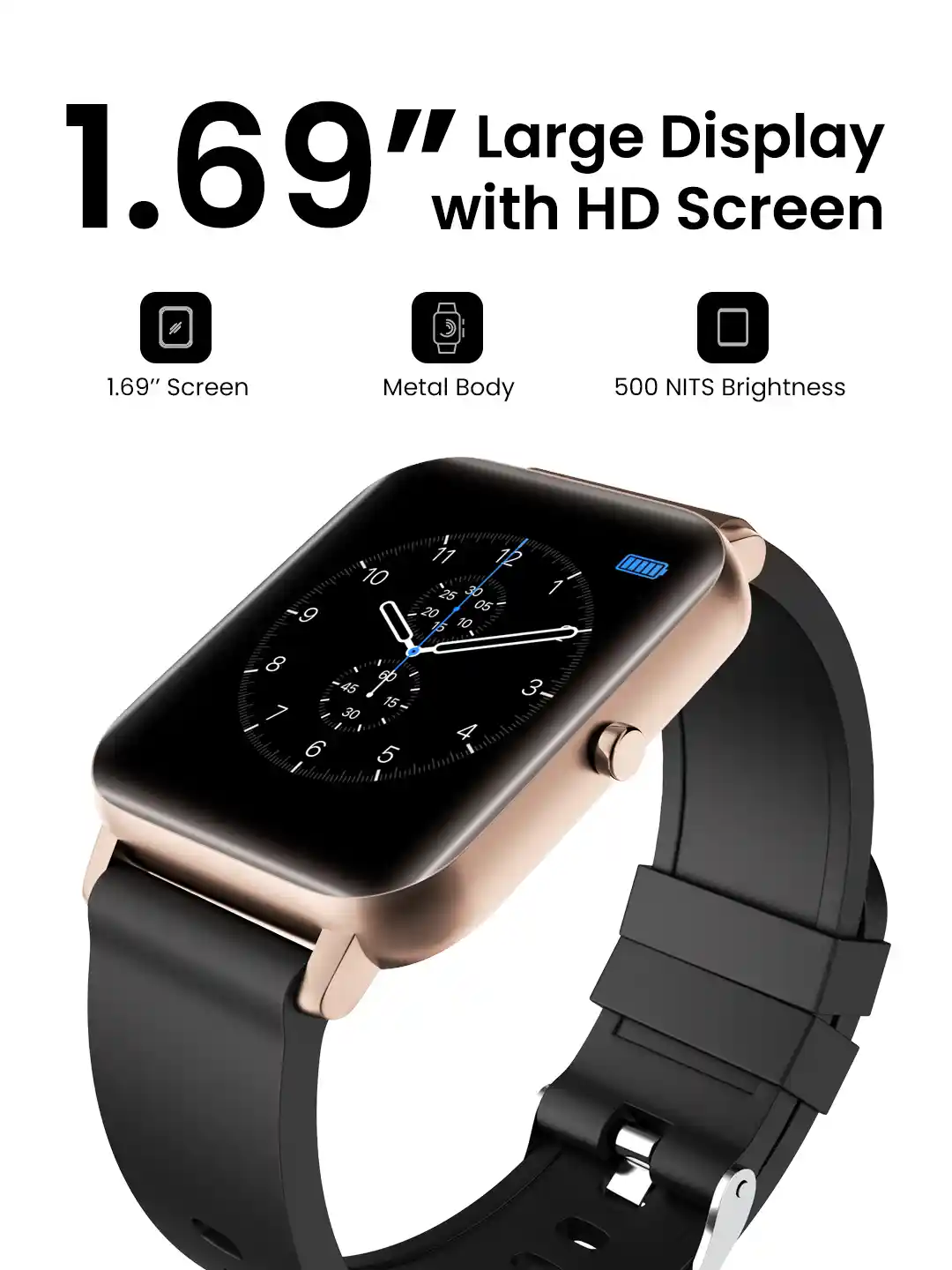 Buy TAGG Unisex Brown Verve Plus Smartwatch Smart Watches for