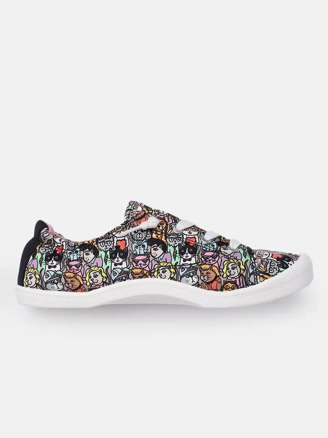 Buy Skechers Women Multicoloured Beach Bingo Classy Cat Print