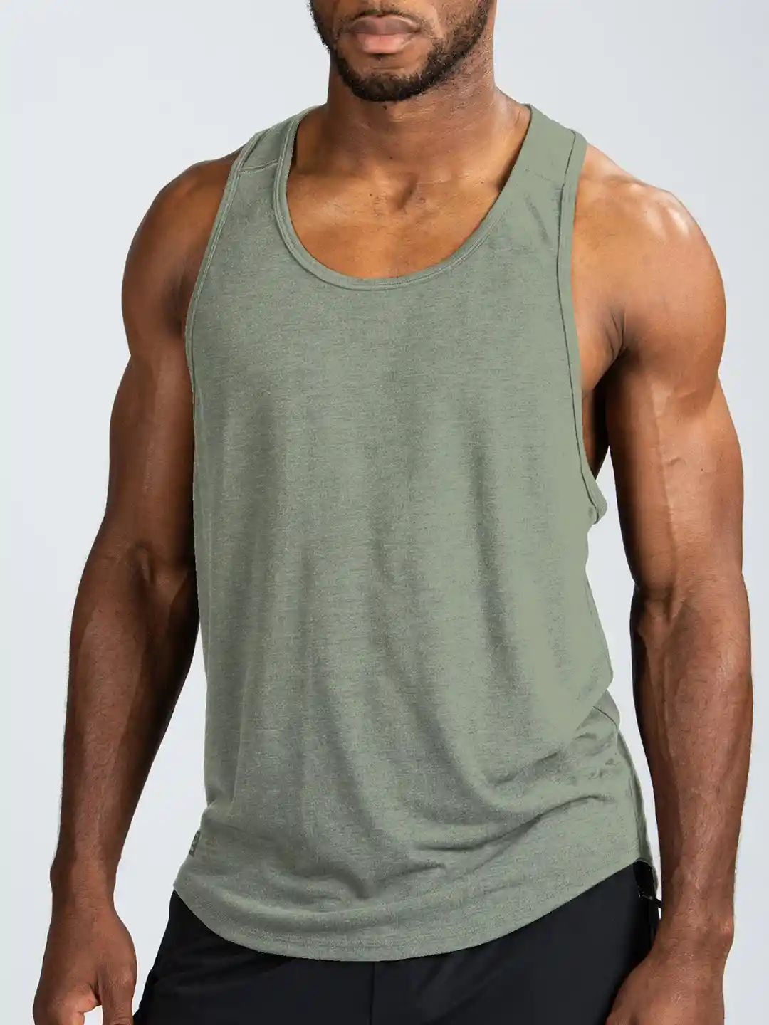 Buy Decathlon Grey Melange Weight Stringer Training Tank Innerwear