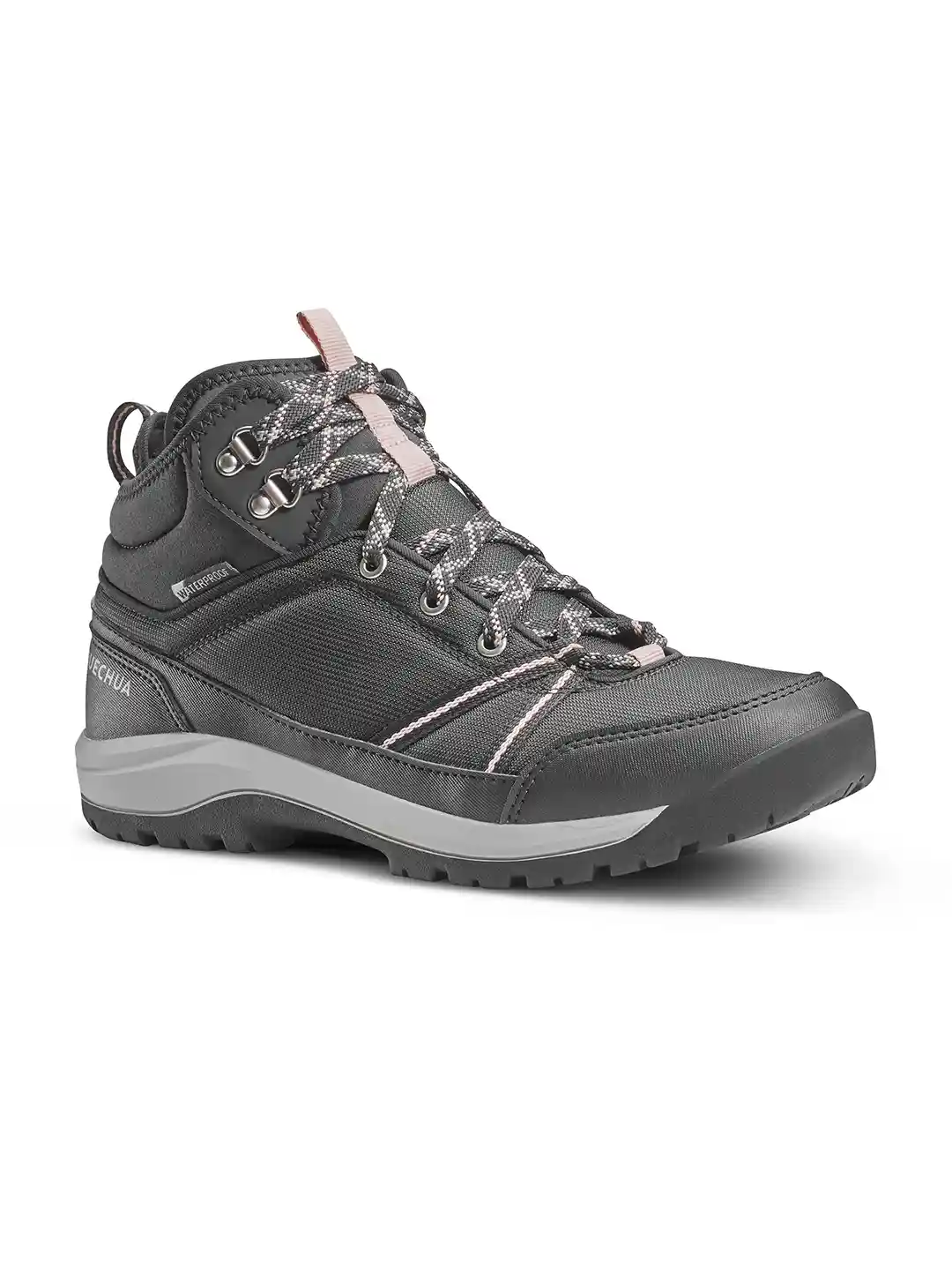 Buy Decathlon Women Black Textile Walking Non-Marking Shoes