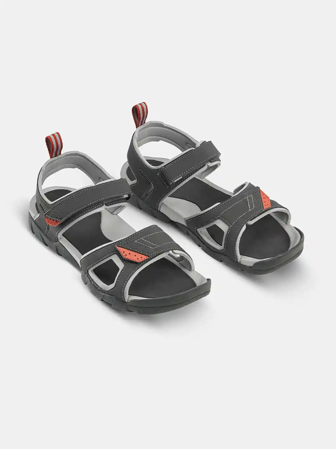 Buy Decathlon Men Black PU Sports Sandals Sandals for Men