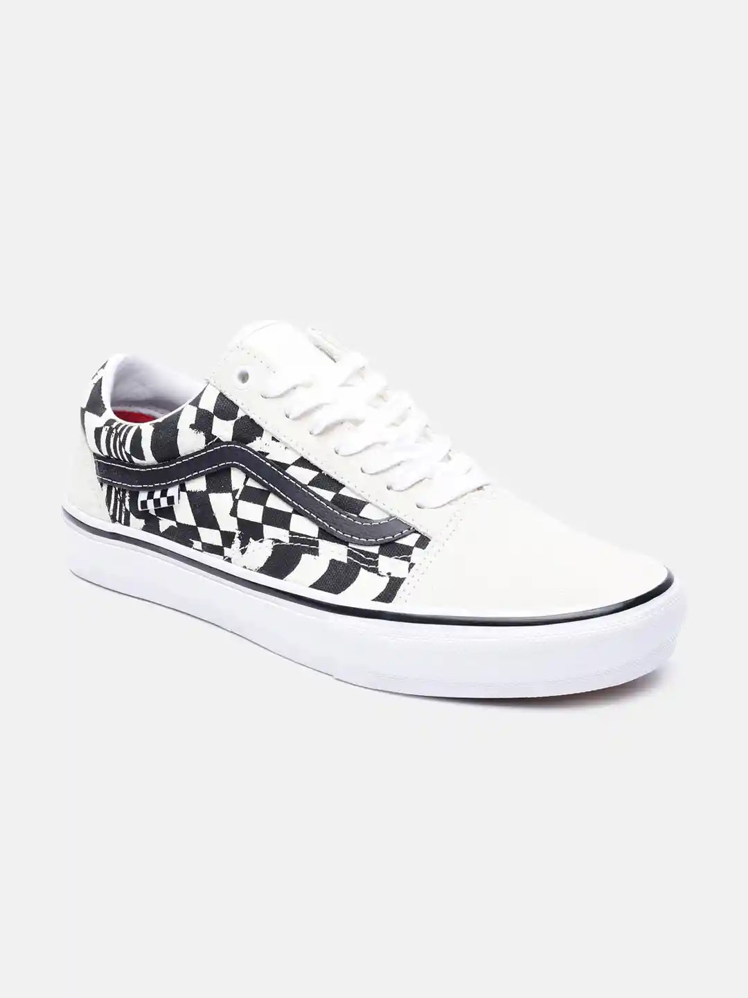 Buy Vans Men Black White Printed Sneakers Casual Shoes for Men
