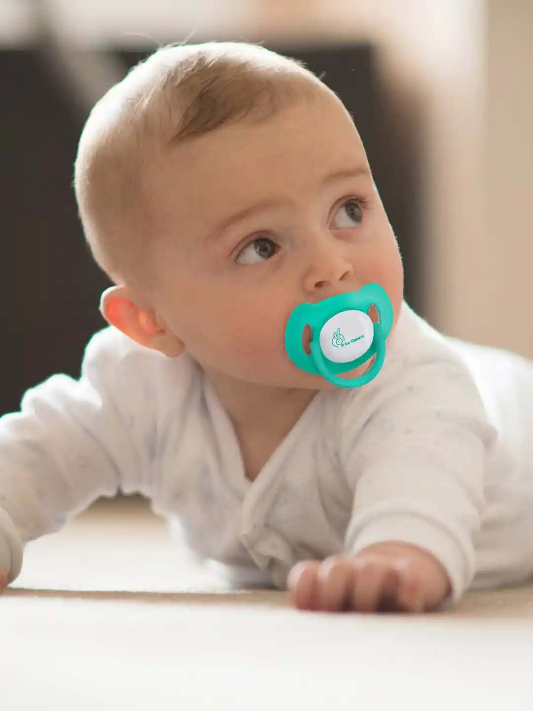 Buy R for Rabbit Infants Green First Apple Pacifier Pacifiers