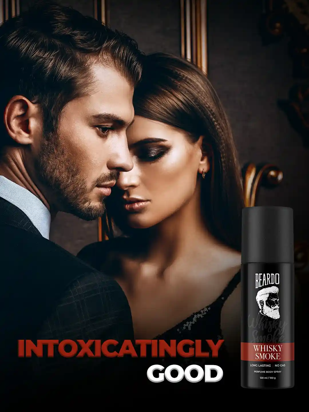 Buy BEARDO Set of Whisky Smoke Long Lasting Perfume Body Spray