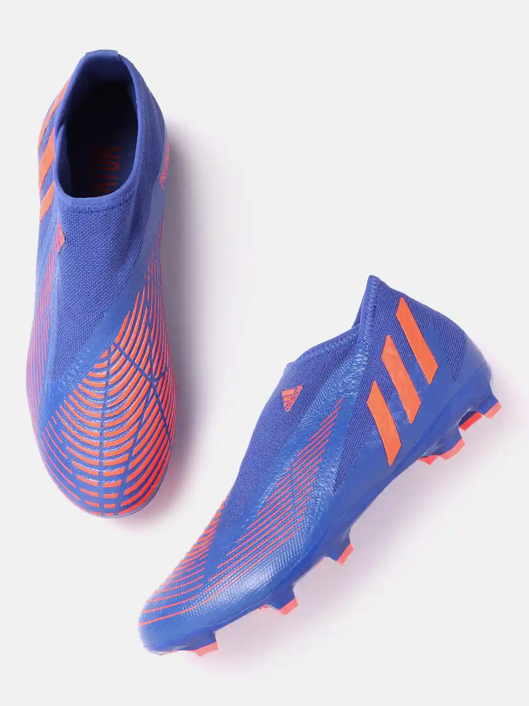 Buy ADIDAS Unisex Blue Orange Striped Striped Predator FG
