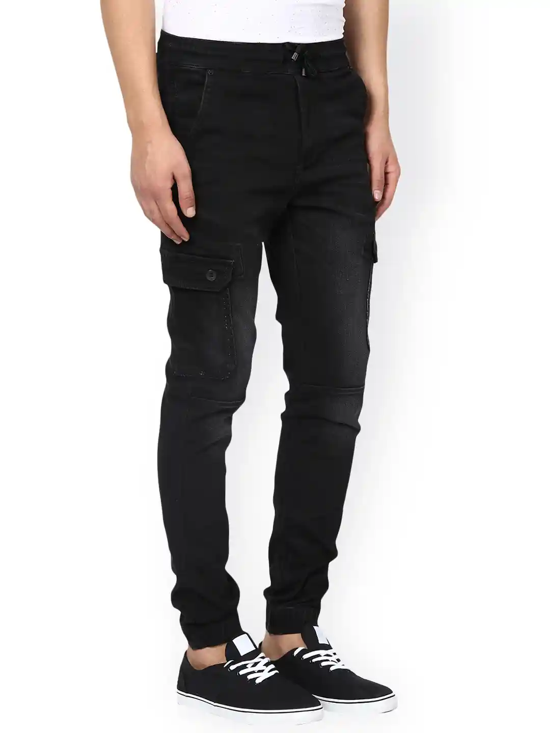 Buy Mufti Men Black Jogger Jeans Jeans for Men 1718295 Myntra