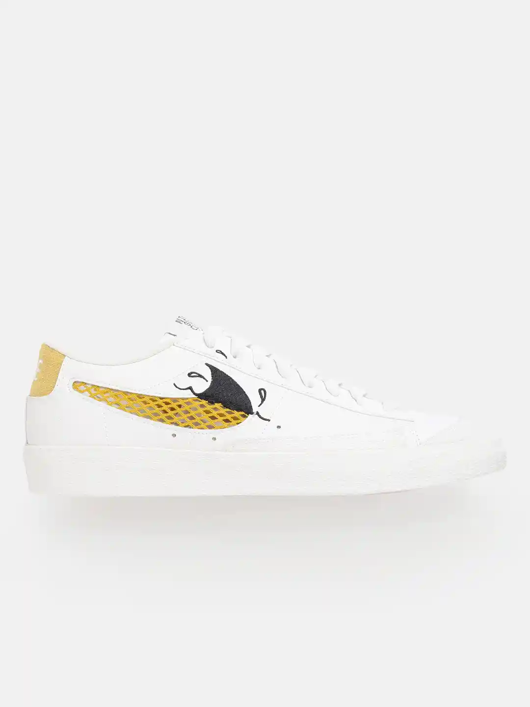 Nike Footwear Nike Blazer Mid 77 Yellow Swoosh Nike Blazer Mid 77