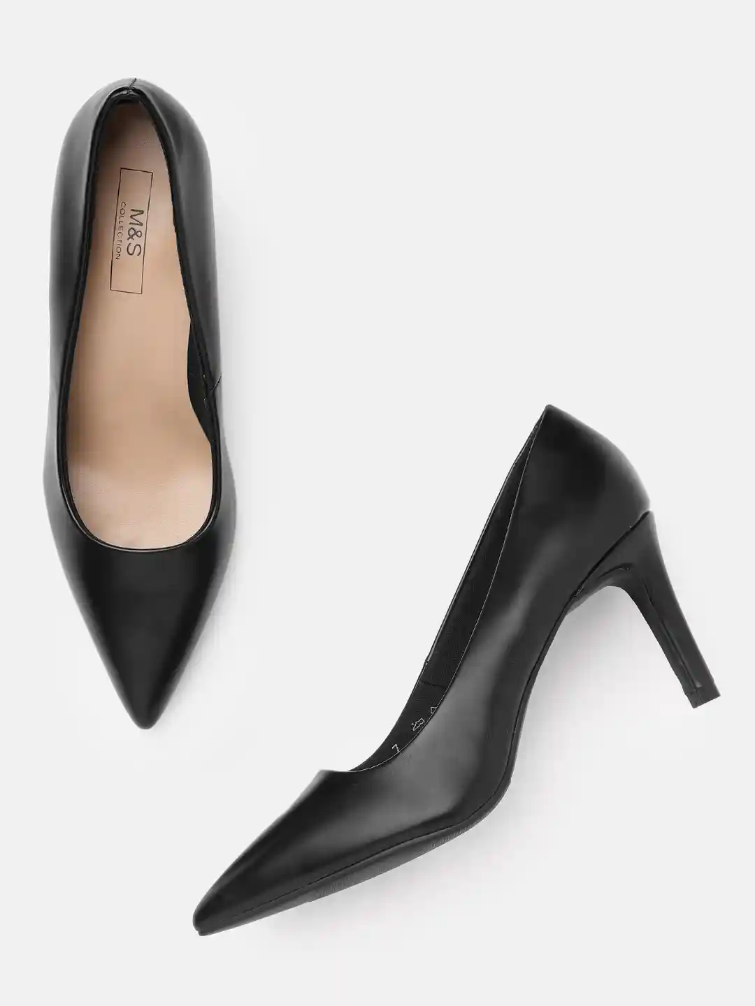 Buy Marks Spencer Women Black Solid Pumps Heels for Women