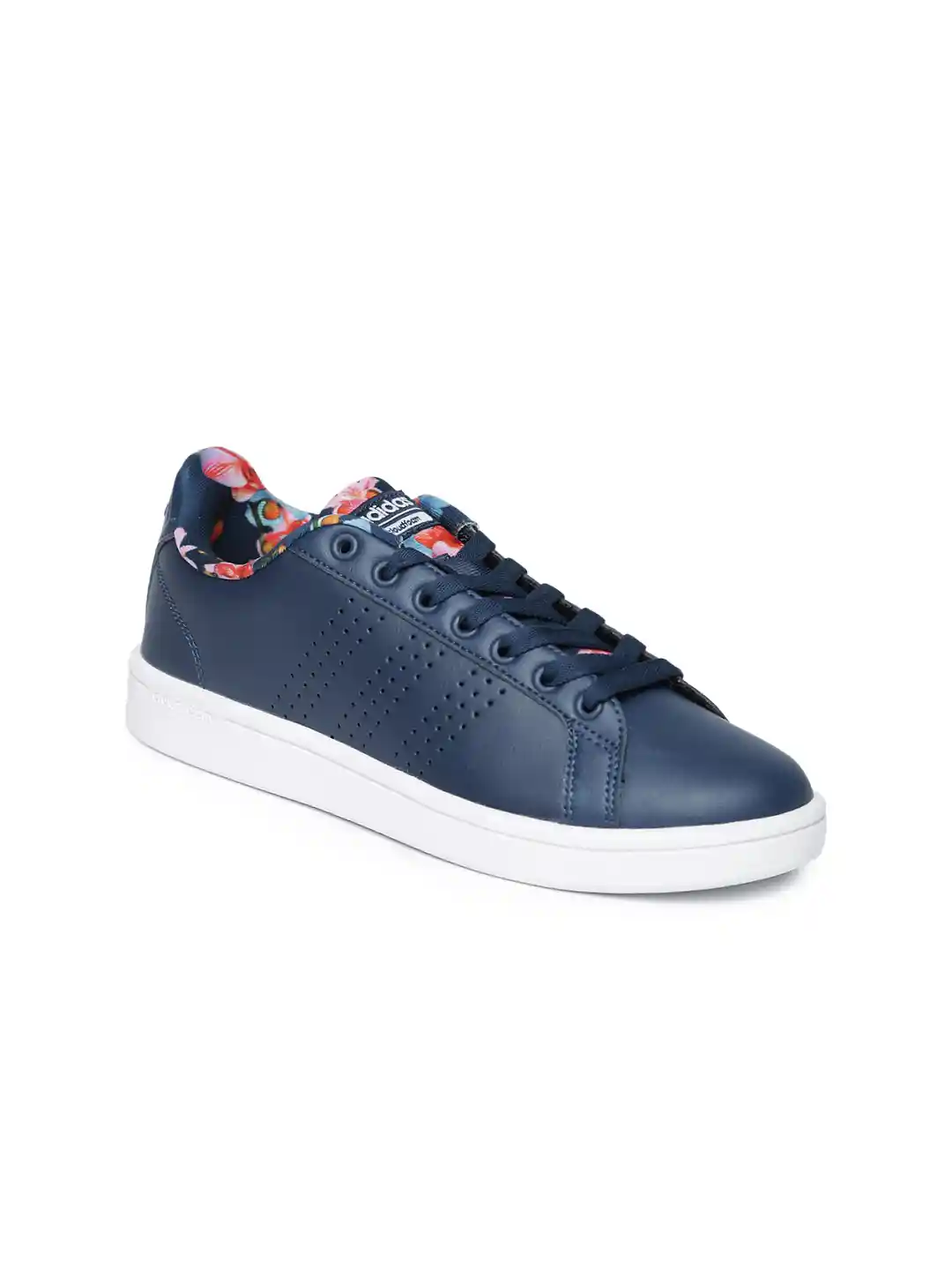 Buy ADIDAS NEO Women Navy Perforations Cloudfoam Advantage Clean