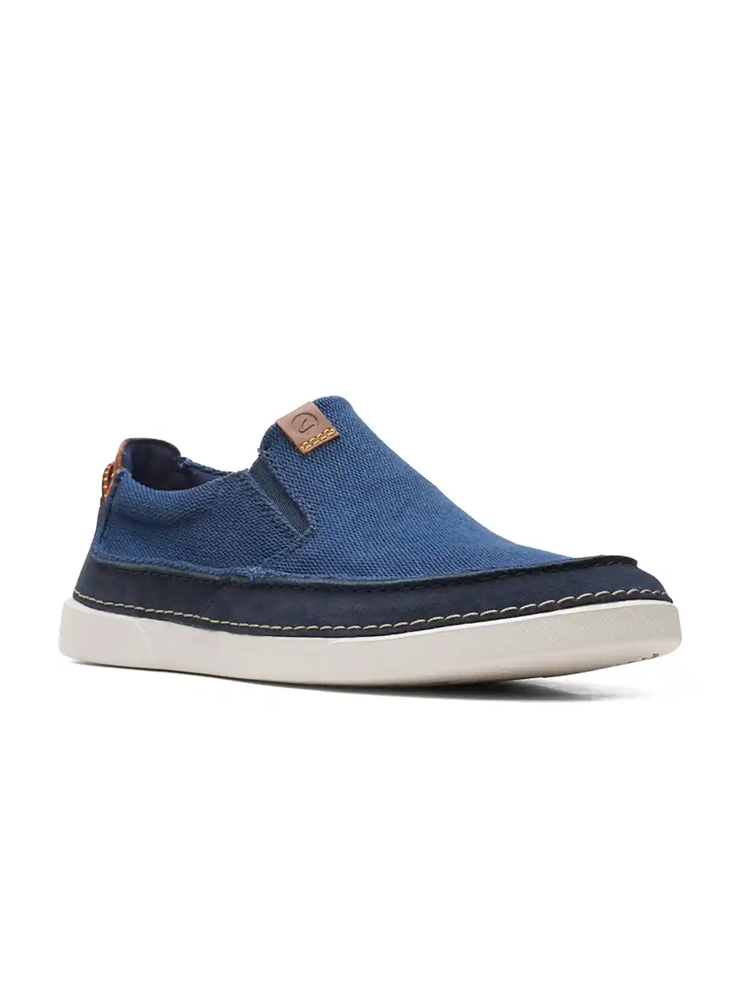 Buy Clarks Men Blue Suede Slip On Sneakers Casual Shoes for Men