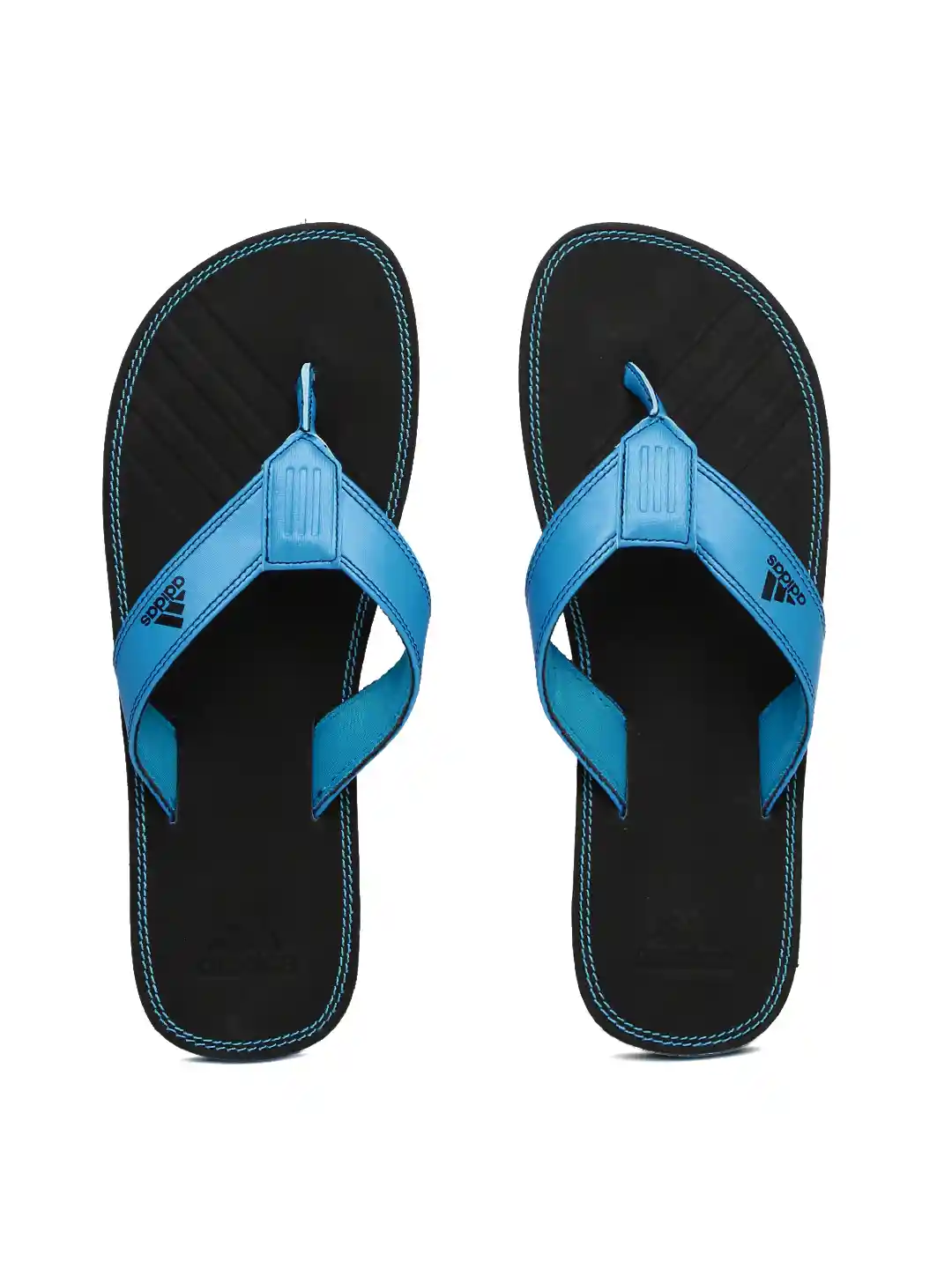 Buy ADIDAS Men Blue Black Brizo MS Flip-Flops Flip Flops
