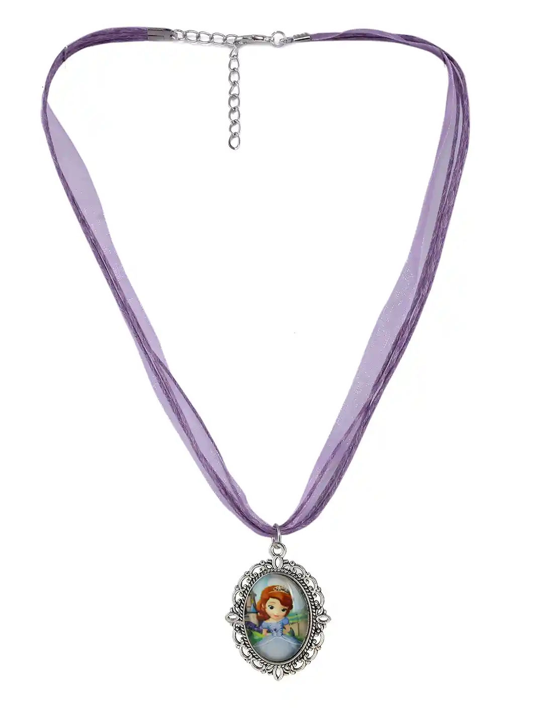 Buy EL REGALO Kids Girls Purple Sophia princess Necklace