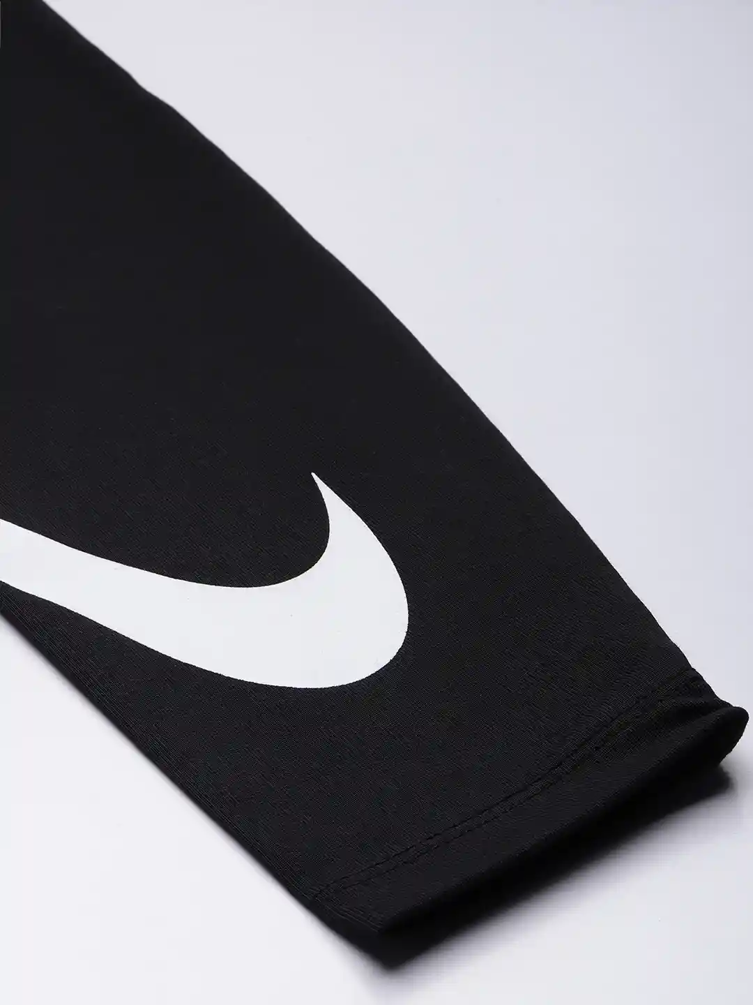 Buy Nike Women Black Brand Logo Printed Leg-A-See Swoosh Tights