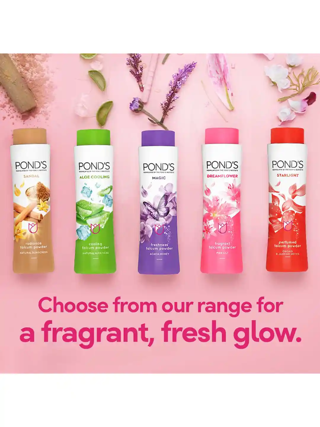 Buy Ponds Dreamflower Fragrant Talcum Powder with Pink Lily