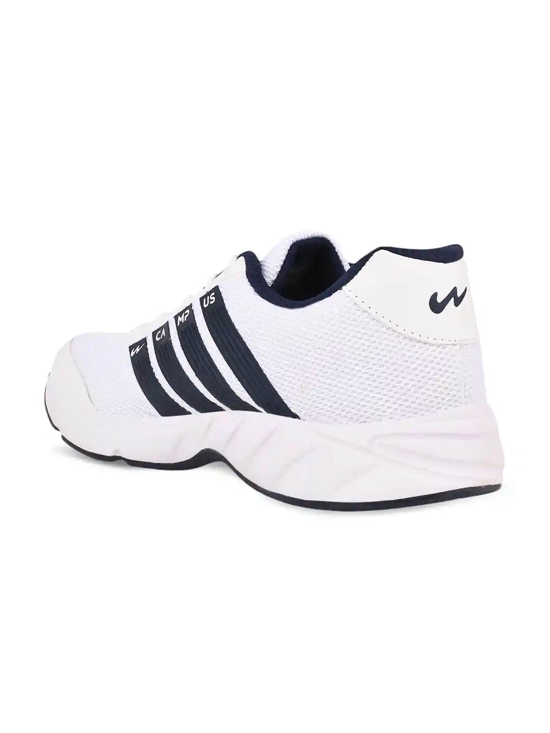 Buy Campus Men BULL PRO White Navy Blue Mesh Running Shoes