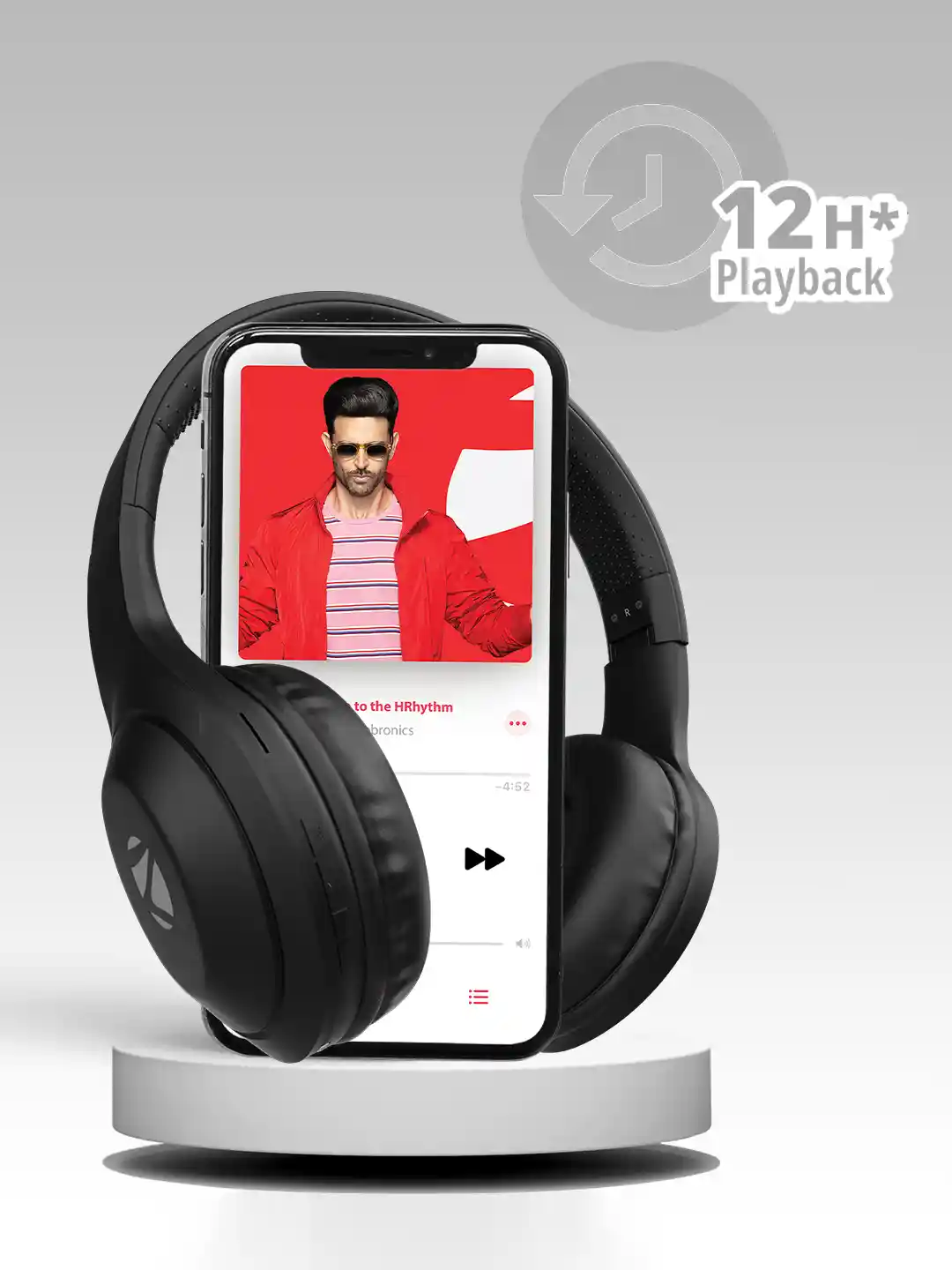 Buy ZEBRONICS Zeb Duke 101 Wireless Headphone with Mic Black