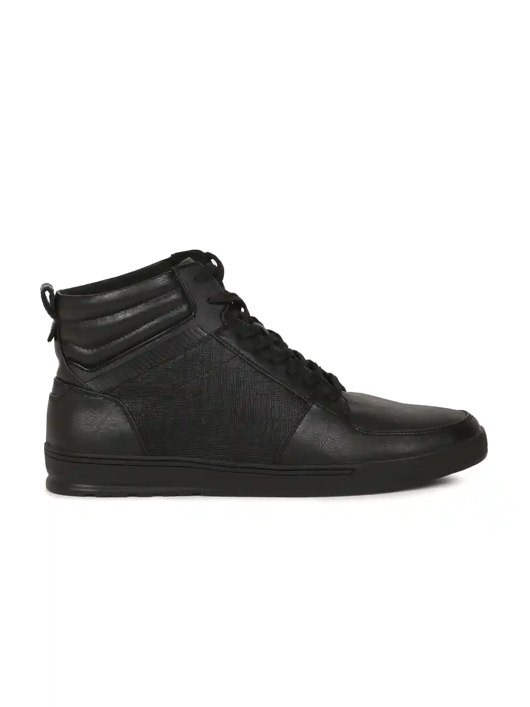 Buy ALDO Men Black Gauven 98 High-Top Sneakers Casual Shoes for