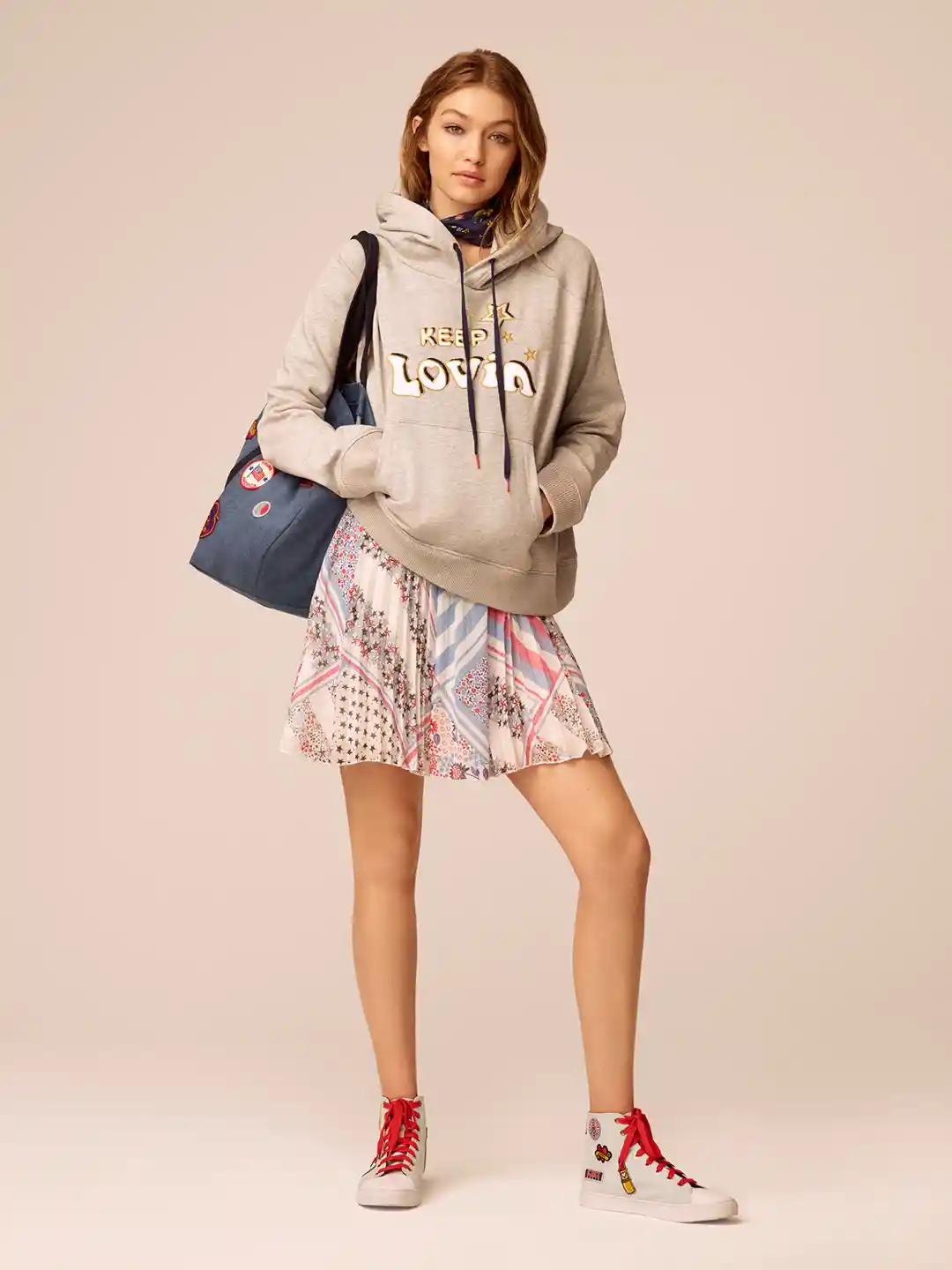 gigi hadid tommy hilfiger rayana dress