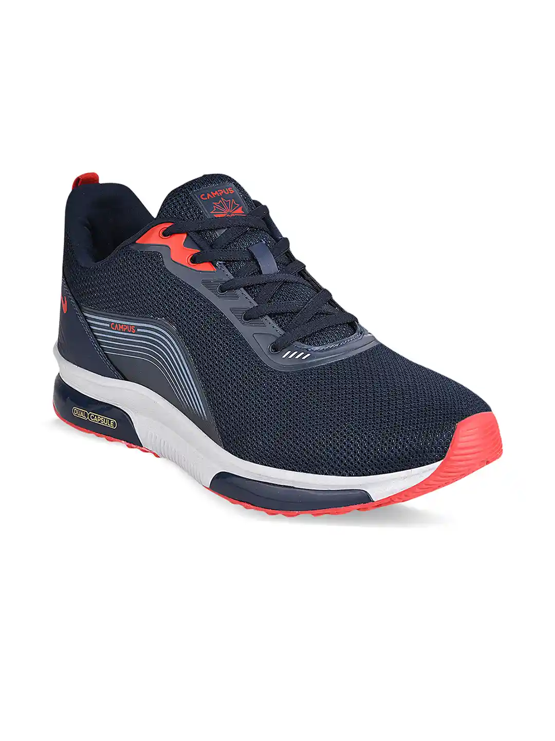 Buy Campus Men SOLID Navy Blue Mesh Running Shoes Sports Shoes