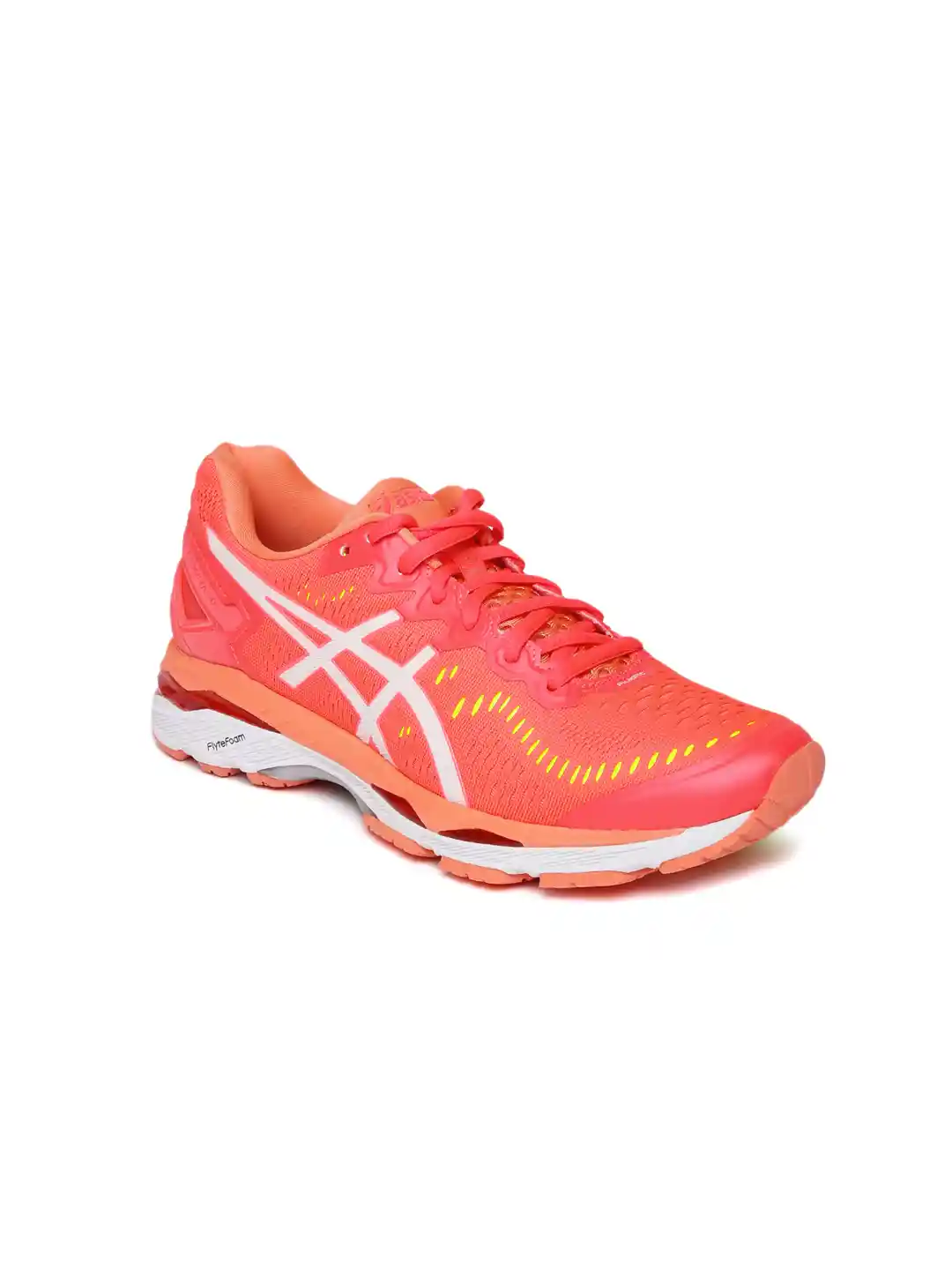 Buy ASICS Women Neon Orange Gel-Kayano 23 Running Shoes Sports