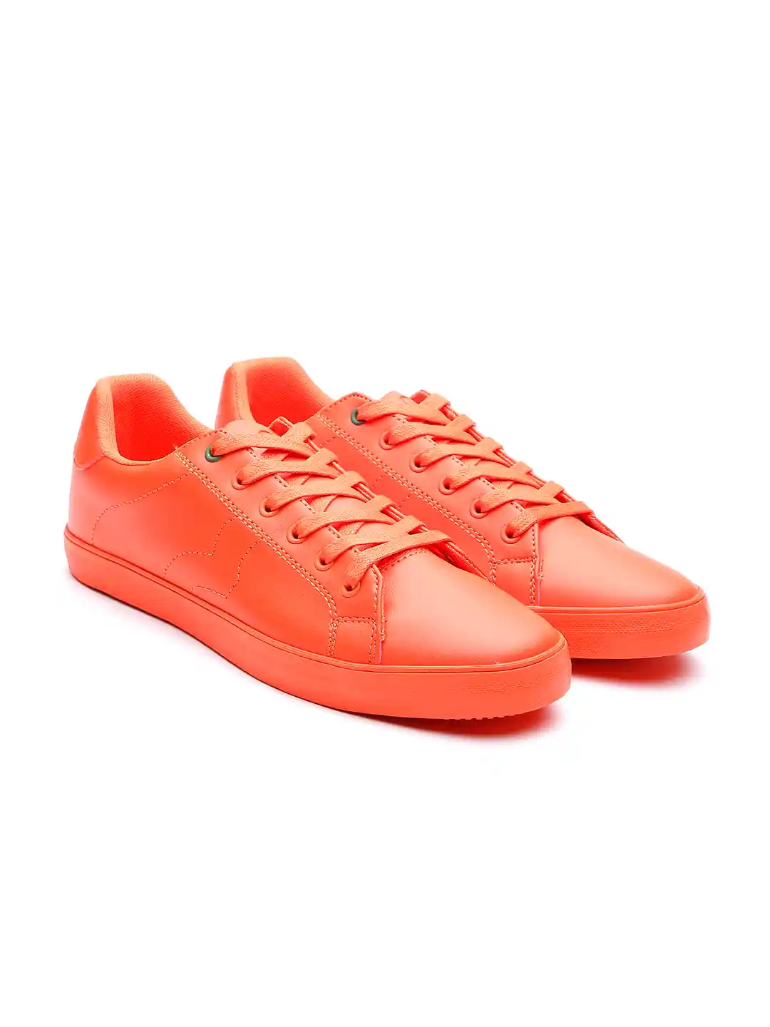 Casual Shoes Orange Color Orange United Colors Of Benetton