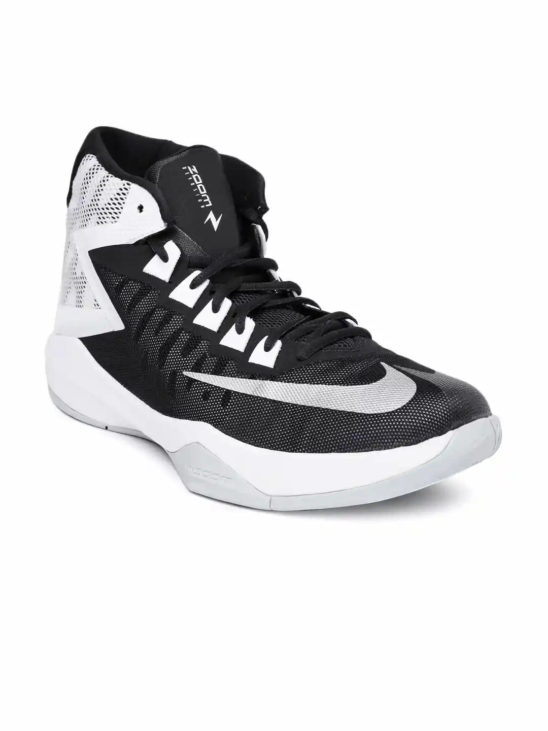 Buy Nike Men Black Zoom Devosion High-Top Basketball Shoes
