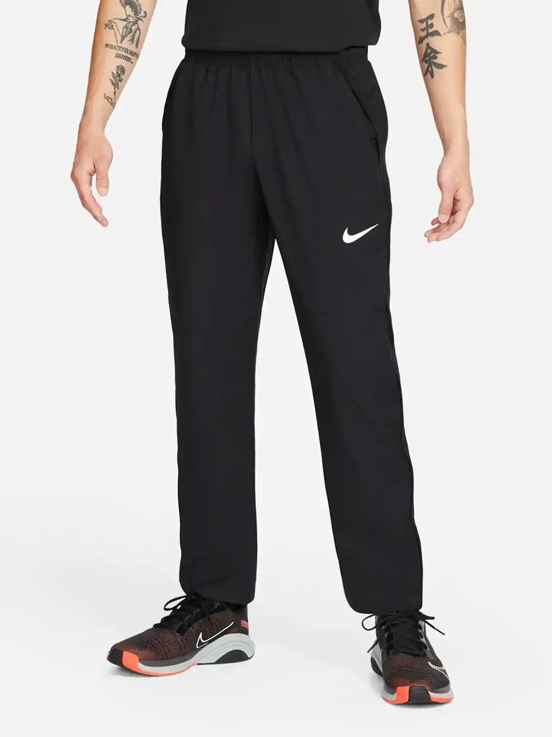 Buy Nike Men Black Dri-FIT Trackpants Track Pants for Men